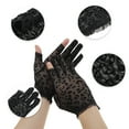 thumbnail image 3 of Unique Bargains 1 Pair Breathable Leopard Print Manicure Gloves Women Black, 3 of 6