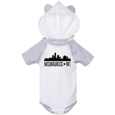 

Inktastic Milwaukee Wisconsin City Skyline Gift Baby Boy or Baby Girl Bodysuit