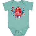thumbnail image 3 of Inktastic Robot Little Brother Boys Baby Bodysuit, 3 of 5