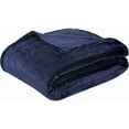 thumbnail image 3 of Sedona House Microfiber Soft Warm Lightweight Flannel Fleece Blanket 60x80 Twin Size Blue, 3 of 7
