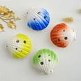thumbnail image 2 of LingStar Cartoon Ocarina 6-hole Alto C-tune Shell Strawberry Shape Ocarina Beginner Teaching Toys Ceramic Pendant, 2 of 9