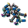 thumbnail image 7 of Colorful Pro Oil Slick Stainless Disc Brake Rotor Bolts (12 Pack) M5 X 10Mm T25, 7 of 7