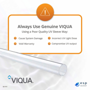 VIQUA QS-012 Replacement Quartz Sleeve for S740RL-4C UV Lamp, Ultraviolet Water Purification System Part