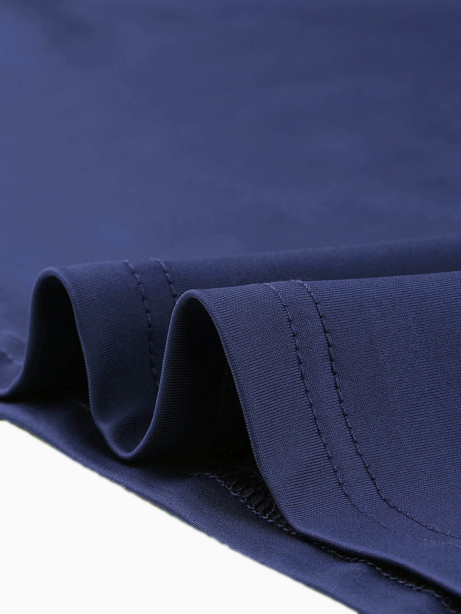 DARING DIVA Women's Plus Size Long Sleeve Notched Neck Loose Tops 1X Dark Blue
