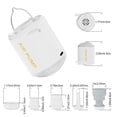 thumbnail image 3 of Portable Mini Electric Air Pump & Vacuum Compressor, USB Rechargeable 4-in-1 Inflator for Air Mattresses, Swimming Floats & Vacuum Storage Bags, 200L/min, 3 of 8