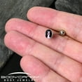 thumbnail image 2 of Pink Happy Llama Barbell Tongue Ring, 2 of 7