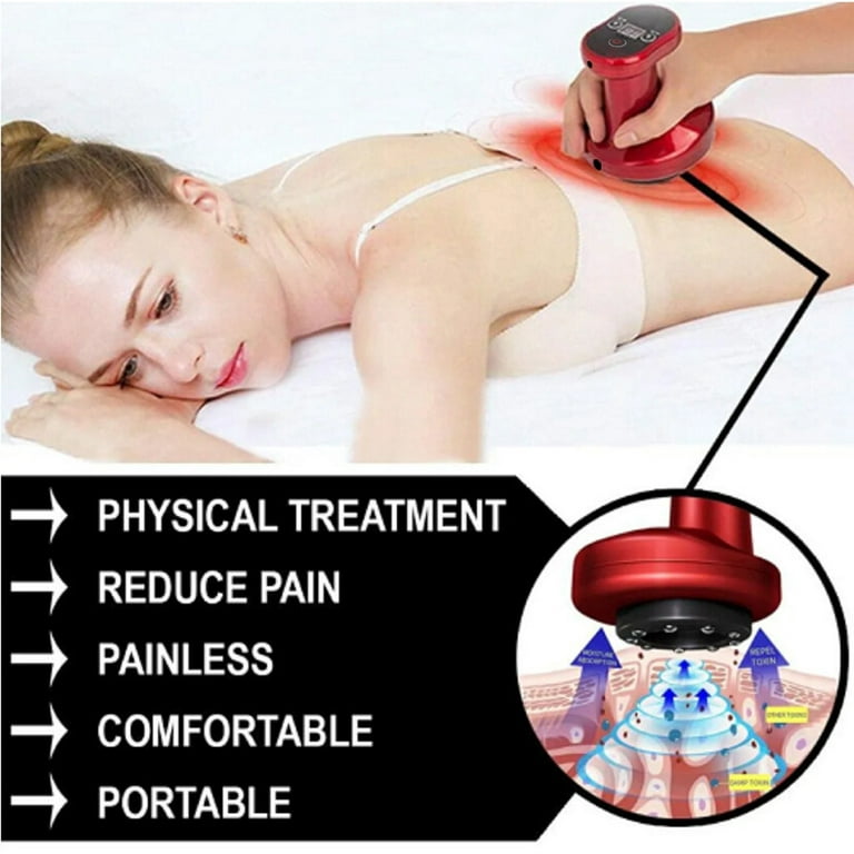 Ykohkofe 6 Gear Electric Cupping Massage Scraping Massager Body