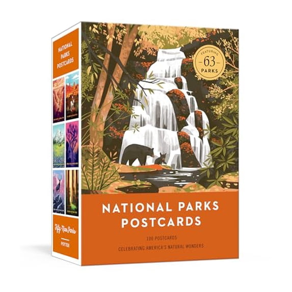 Pre-Owned National Parks Postcards: 100 Illustrations That Celebrate America's Natural Wonders Paperback