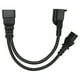 thumbnail image 2 of Cables de alimentación IEC320 C20 enchufe de EE UU 125-250V macho a hembra 1 en 2 salidas IEC320 C20 a IEC320 C13 5 15R Cable de alimentación para escáner para PC para, 2 of 8