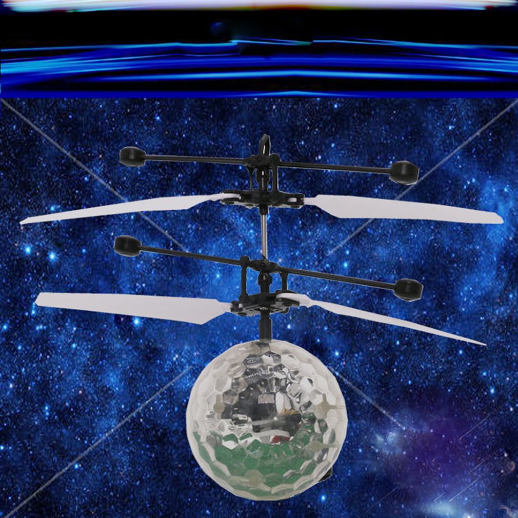 Hand Flying UFO Crystal Ball LED Induction Control HOVER Toy Helicopter