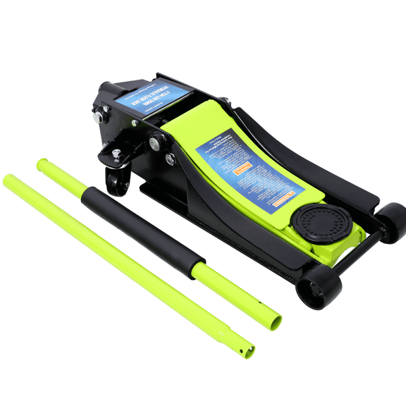4T Low Profile Hydraulic Floor Jack - Heavy Duty Steel, Dual Pump, 2.5"-20" Lift