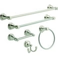 thumbnail image 2 of Delta AUB50-SN Aubrey Bath Toilet Paper Holder Satin Nickel, 2 of 3