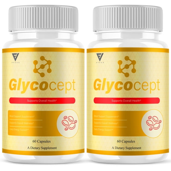 (2 Pack) Glycocept Blood Support, Glycocept Advanced Formula (120 Capsules)