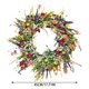 thumbnail image 3 of 35/40/45/50cm Artificial Straw Wreath Wildflower Garland Spring Hanging Pendants Wedding Flower Gift Party Wedding Easter Decor, 3 of 5