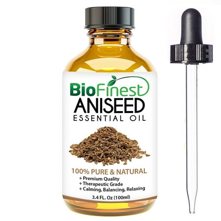 Biofinest Aniseed Essential Oil - 100% Pure Organic Therapeutic Grade - Best for Aromatherapy, Skin Care - Calm Anxiety, Depression And Stress Relief - FREE E-Book & Dropper (The Best Relaxing Music For Stress Relief)