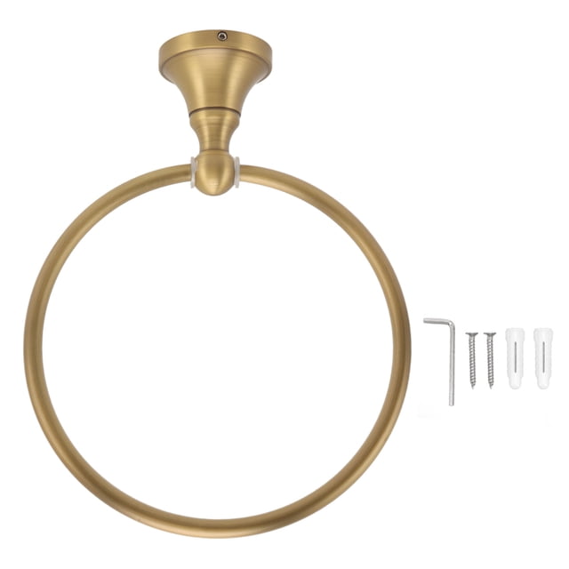 Oubit Anneau Porte-Serviette, Anneau Mural Rond Porte-Serviette en Laiton Valeur Exceptionnelle