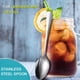 thumbnail image 4 of Cucharas de té helado, cuchara mezcladora de mango largo de acero inoxidable con revestimiento de titanio dorado, cucharas de café, cuchara de barra agitadora, cuchara de cóctel, cuchara de café con, 4 of 6