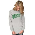 thumbnail image 5 of Vegan Peace Love Hippie Herbivore Long Sleeve TShirt Men Women Brisco Brands L, 5 of 5