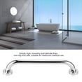 thumbnail image 4 of BIMZUC 16.7 in / 42.5 cm Stainless Steel Bathtub Grab Bar Hand Rail Armrest Safety Handle for Elderly and Children in Bathroom, 4 of 10