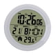 thumbnail image 5 of Reloj despertador digital de escritorio con pantalla de temperatura, multifuncional, redondo. Blanco, 5 of 9