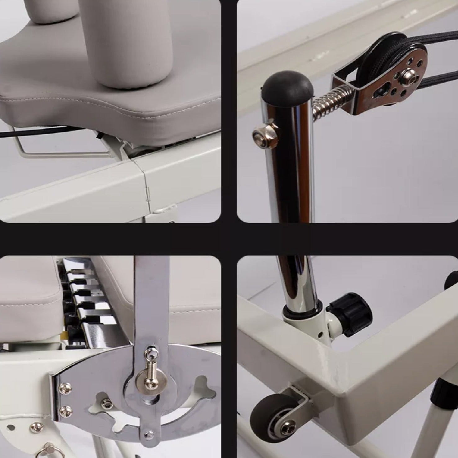 One standout feature of the TuT Advanced is the included Pilates box, which enhances the machine's versatility and functionality. This adjustable and padded accessory adds a new dimension to your workouts, allowing for a wide range of exercises targeting different muscle groups. The padded sliding platform, foot bar, shoulder rest, and headrest ensure a comfortable and smooth workout experience, making every session enjoyable and effective.
