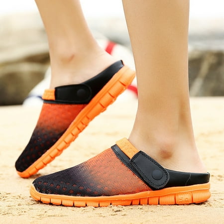 

Men Clogs Garden Shoes Comfortable Lightweight Hollow Out Sandals Beach Spring And Summer