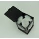 thumbnail image 3 of Things2Die4 Linterna de vela LED cuadrada con panel de metal y vidrio vintage Things2Die4 E19277, 3 of 4