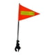 thumbnail image 4 of Kit de mástil de bandera para carrito de golf con tiras reflectantes y altura ajustable. Tapa redonda 20x30cm, 4 of 6