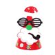 thumbnail image 3 of Adorno Navideño XWSHYW Gorro Navideño Grueso a Cuadros En Copos de Nieve 4 Unidades, 3 of 6