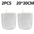 thumbnail image 1 of 2x 100/160/200 Nylon Straining Bag 20x30cm Fine Mesh Homebrew Filter Bags, 1 of 9