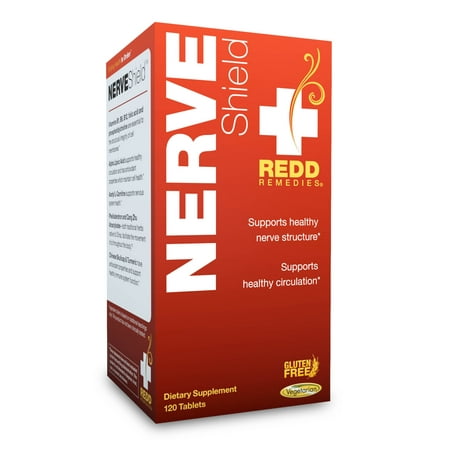 Redd Remedies - Nerve Shield, Nerve Support for a Healthy Myelin Sheath and Nerve Structure, 120 (Best Remedy For Pinched Nerve)