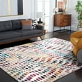 thumbnail image 3 of SAFAVIEH Aria Cian Geometric Area Rug, Cream/Wine, 3' x 5', 3 of 6