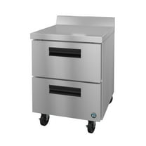 Hoshizaki WR27B-D2 Refrigerator, Single Section Worktop, Stainless Drawers
