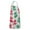 Christmas Stocking Pattern, variant on Christmas Tree and Bird Apron-Garden Aprons for Women with Pockets-Cotton Linen Waterproof Kitchen Cooking Gardening Aprons Adjustable for Kitchen,Cooking,BBQ and Salon 32"x27"