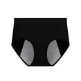 thumbnail image 2 of Period Underwear for Women Casual Mid Rise Menstrual Leakproof Panties Ladies Basic Solid Comfort Stretchy Full-Coverage Briefs, 2 of 4