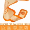 thumbnail image 5 of Luiisis 2 Pack Sourdough Bread Sling Set - Oval & Round Non-Stick Silicone Mat for Dutch Oven, Reusable with Long Handle for Easy Transfer, 5 of 7