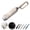 Beige, variant on Ring Buckle Fully Automatic Umbrella, Reflective Safety Strip, Sturdy Windproof, Reverse Automatic, Travel Portable, Compact Folding