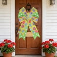 thumbnail image 4 of AYktou Large Easter Wreath Bows for Front Door, 8.2×12.5 Inch Easter Eggs Ribbon Tree Topper Bows Holiday Spring Bowknot Hanging Ornaments Indoor Outdoor Wall Easter Decor Birthday Party Supply, 4 of 6