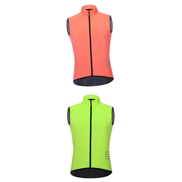 Chalecos de ciclismo para hombres kusrkot Paquete de 2 chalecos de jersey prueba para motocicleta L
