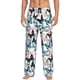 thumbnail image 1 of Fotbe Butterfly Pantalones de Pijama para Hombre, Pantalones de Dormir, Pantalones de Casa con Cintura Ajustable y Bolsillos-XX-Large, 1 of 6