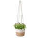 thumbnail image 1 of Macetero colgante Macramé Colgadores de plantas Cuerda de algodón hecha a mano para colgar para interior o techo (2#) Vhermosa YQ-0233, 1 of 6