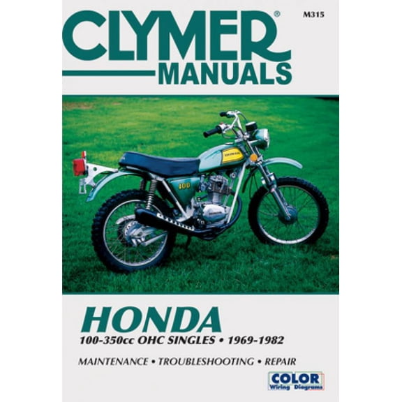 Honda 100-350cc OHC Singles Motorcycle (1969-1982) Service Repair Manual ^