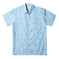 thumbnail image 4 of Camisa Quiksilver Hombre Caballero Playa Casual Sail Palm azul G, 4 of 5