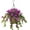 Purple, variant on Artificial Vine Silk Azalea Flowers,Hanging Plant in Basket, Ivy Basket Hanging Plant for Patio Lawn Garden Decor (Champagne)