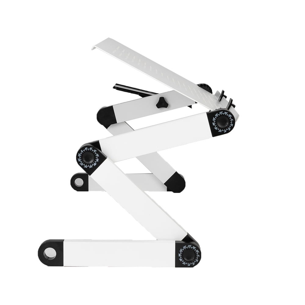 Kepooman 360 Degree Rotation Folding Table, Folding Computer Desk/Bed Tray, Adjustable Folding Laptop Protable Laptop Stand Desk Table, Portable Folding Table for Bed, White Kepooman 360 Degree Rotation Folding Table, Folding Computer Desk/Bed Tray, Adjustable Folding Laptop Protable Laptop Stand Desk Table, Portable Folding Table for Bed, White