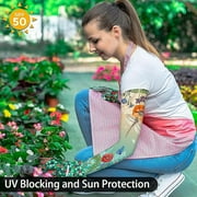 Numjaw Gardening Sleeves for Women Farm Sun Protection Ice Silk Thorn Proof Cooling Arm Sleeves to Cover Arms for Garden Sports