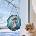 thumbnail image 3 of Customized Jesus Stained Glass Window Hangings, Jesus Colorful Glass Panel Pretty Gifts, Jesus Decoration for Home Garden Christmas NtFiPr (Jesus 11), 3 of 3