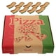 thumbnail image 3 of 20 cajas de pizza de cartón corrugado de 18 cm, vacías, de cartón kraft, para llevar, guardar recuerdos de fiesta, pizza, pasteles, galletas, embalaje reutilizable, 3 of 7