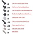 thumbnail image 4 of eXtremeRate® Philips Cross Opening Screwdrivers Kit, Assemble Disassemble Tools Set with Springs and Tweezers Screws, 4 of 5