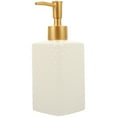 thumbnail image 4 of MasteelfCA Ceramic Hand Soap Dispenser Lotion Bottle Soap Pump Dispenser Embossed Liquid Hand Soap Dispenser, 4 of 9